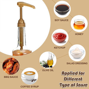 Fabrika doğrudan tedarik Dispenser 10cc kahve şurubu pompası 28 400 beyaz altın siyah <span class=keywords><strong>Torani</strong></span> şurup şişesi dağıtıcı şurup dağıtıcı pompa için - Product Image 3