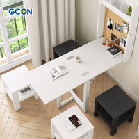 Table à manger murale pliable moderne, meuble de salle à manger en bois pliable pour Bar de cuisine