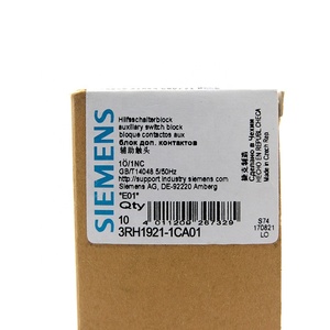 ราคาขายส่ง บล็อกหน้าสัมผัสเสริมแบบติดด้านหน้า รุ่น 3RH1921-1CA01 รีเลย์ - Product Image 4