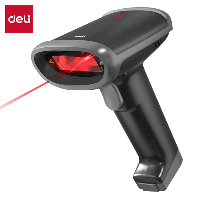 Deli ES226 Barcode ScannerBarcode Cashier Scanner, Supermarket QR Code Scanner, Express Warehouse Scanner