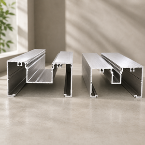 Perfiles de Aluminio Anodizado de la Serie 6000 para Ventanas y Puertas, Extrusiones Industriales de Aluminio para Construcción y Cocina - Product Image 4
