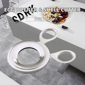 Abrehuevos y Cortador de Cáscaras de Huevo Manual de Acero Inoxidable Ecológico, Apto para Lavavajillas, Herramienta de Cocina para el Hogar - Product Image 2