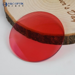 Lentes Ópticas H&C Optik, Bajo MOQ, 1.56 Fotocromáticas HMC, Lentes Ópticas al por Mayor, 72 mm de Diámetro, Revestimiento Rojo - Product Image 4