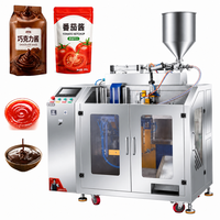 Machine d'emballage de sachets préformés pour liquides à haute vitesse, idéale pour l'emballage de sauce tomate et de sauce chocolatée