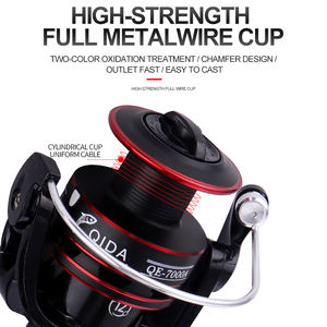 รอ<span class=keywords><strong>ก</strong></span>ตกปลา FISHGANG แบบสปินนิ่ง อัตราทด 4.2:1 5.2:1 12BB สำหรับปลาใหญ่ น้ำเค็ม รอ<span class=keywords><strong>ก</strong></span>ตกปลาแบบสปินนิ่ง - Product Image 4