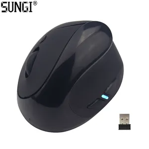 Right Hand Use Desktop Wireless Mouse with usb storage Ergonomic Mouse Vertical