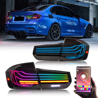 Luz de Freno RGB Estilo M3 M4 CSL para BMW, Compatible con F30 F31, Luz Trasera 2013-2018 320i 330i 335i 330e 340i 328d 328i Xdrive