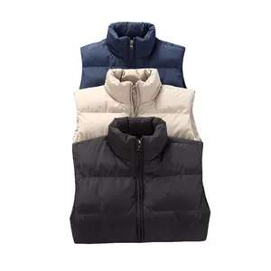 Chaleco de poliéster multicolor personalizado para hombre, chaqueta fina para primavera y otoño, invierno