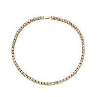 Chaîne hiphop imitation diamant, colliers ras du cou, style hip-hop, bijou pendentif
