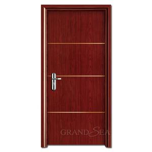 مصنع الجودة موردن الخشب الأمن ألواح بلاستيك بولي كلوريد الفينيل الداخلية الانتهاء من رسمت باب من الخشب والبلاستيك لوحة للحمام غرفة المعيشة المطبخ - Product Image 5