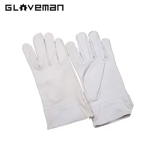 GLOVEMAN Custom Welder Industrial Construction Waterproof Safety Work Cowhide Sheepskin Leather Driving Welding Hand Glove