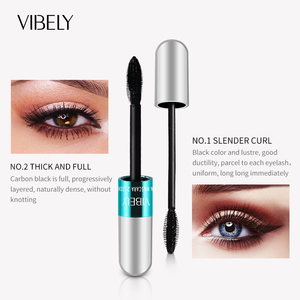 Hoge Kwaliteit Cosmetica Zwarte 3D Make-up Wimpervezelverlenging Dikke Krullende Vegan Waterproof Mascara - Product Image 3