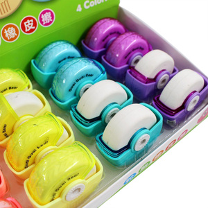Gomme créative en forme de roue BEOL en gros, gomme en caoutchouc non toxique pour l'école, fournitures scolaires mignonnes pour enfants - Product Image 2