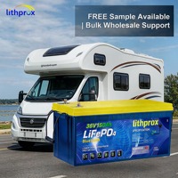 Batterie Lithium à décharge profonde 36V 150AH 5KW Grade A 5th Wheel LiFePO4 RV CAN Bus Smart BMS M8 Terminal CE RoHS IP67 OEM ODM