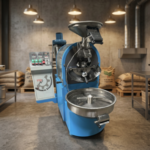 Tostador de Café a Gas, Capacidad de 120 kg/lote, Componentes Centrales de Caja de Engranajes con Rodamientos, 1 Año de Garantía, Fabricado en Acero Inoxidable, Precio de Fábrica Vietnamita - Product Image 3