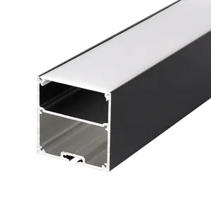 东关工厂表面/悬挂铝型材制造发光二极管型材50x50