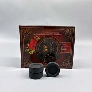 Tabletas de Carbón para Shisha con Sabor a Rosa, de Encendido Rápido, 33 mm, 100 Unidades, Encendido Instantáneo, Bajo en Ceniza, Larga Duración, para Incienso, Hookah, Bakhoor - Product Image 4