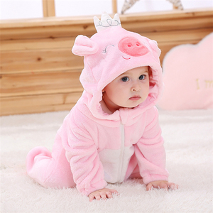 De lana de invierno traje de bebé ropa de bebé recién nacido mameluco Animal ropa de bebé - Product Image 3
