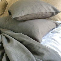 Taie d'oreiller en lin pur, antibactérienne, respirante, de haute qualité, douce, respectueuse de l'environnement, housse de couette adaptée à toutes les saisons