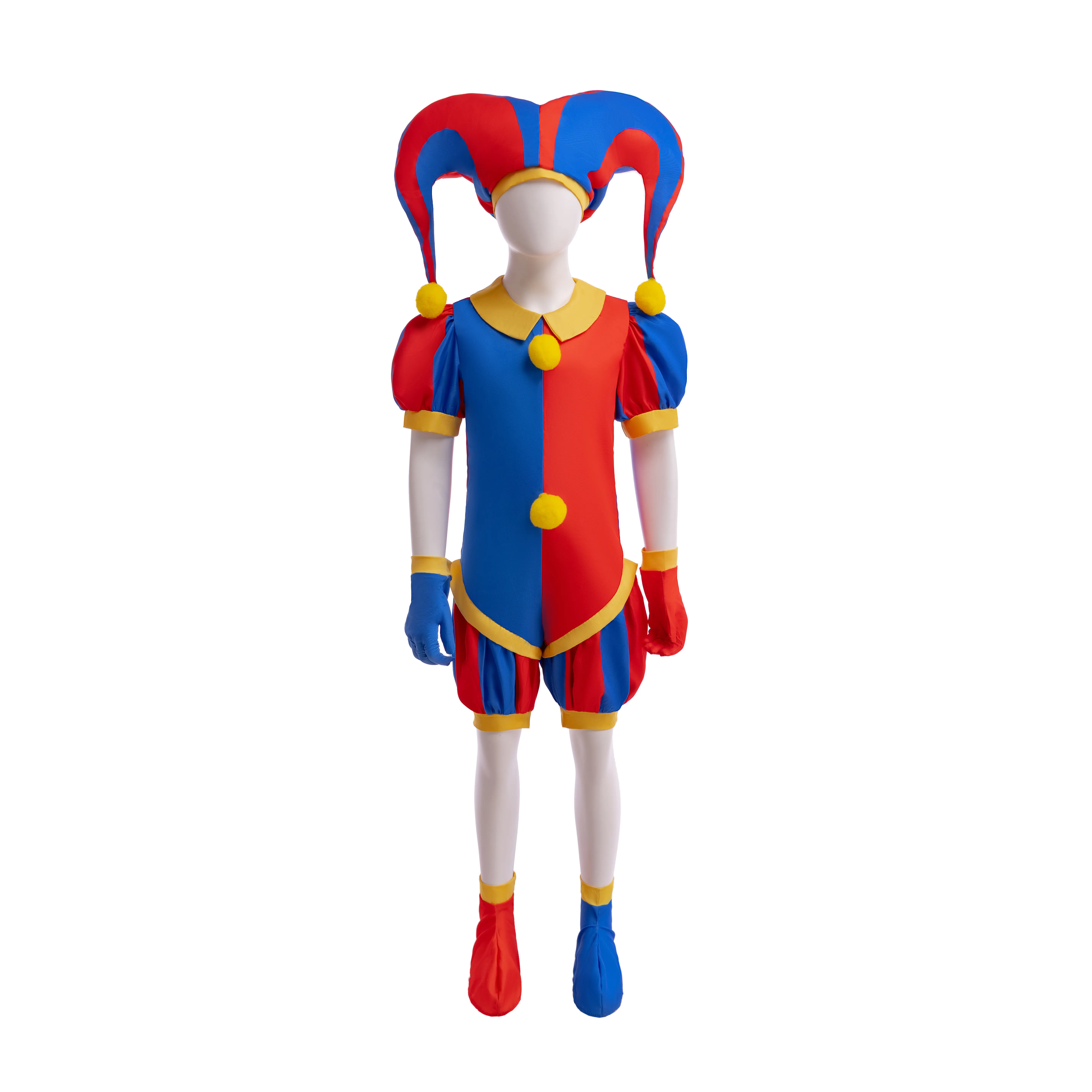 The Amazing Digital Circus Joker Cosplay Suit Kids Halloween Carnival Birthday Party Supply Stage Performance Costume