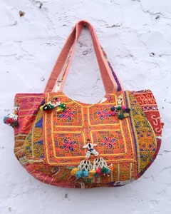 Handmade Indian Banjara <b>Bag</b> Tribal <b>Patchwork</b> Tote Embroidery Large Capacity for Women's Outdoor Daily Use Wholesale Price - Product Image 1