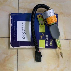 อะไหล่รถขุด R220-5 B5.9 โซลินอยด์หยุด 12V 24V รุ่น 3932529/3932530/3935430 - Product Image 2