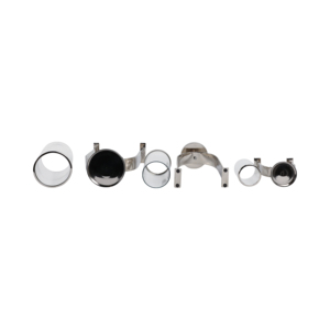 Portacandele in Vetro Contemporaneo con Base Arcuata, Candelabro a Colonna per Caminetto, Tavolino da Caffè, Arredamento Camera da Letto - Product Image 6
