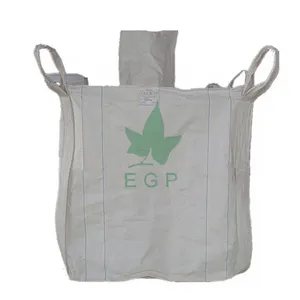 EGP Factory's 1000kg TON Bag Fibc PP Woven Jumbo Bulk Bag With Flat Bottom Antistatic Breathable Food Grade-for 1500kg Loading