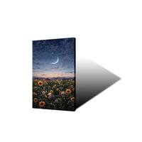 Impression sur toile HD, tournesol de nuit, art mural personnalisé, impression numérique, design personnalisé pour la décoration moderne de la maison