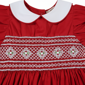 Exquisita Ropa Infantil con Bordado a Mano, Vestido Floral para Niñas, Ropa de Algodón para Niños, Ropa de Boutique Infantil al por Mayor, Fabricante de Vietnam - Product Image 5