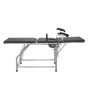 <span class=keywords><strong>Gyno</strong></span> Meja Ujian 304 Stainless Steel <span class=keywords><strong>Manual</strong></span> Medis Portabel Meja Pemeriksaan dengan Sanggurdi untuk Inspeksi Rumah Sakit atau Klinik - Product Image 3