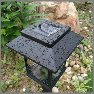 Lámpara Solar de Jardín de 13.6cm x 47.7cm, LED, Impermeable, para Caminos Exteriores, Patio, Césped, Decoración - Product Image 3