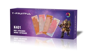 คีย์บอร์ดเกมมิ่งขนาดเล็กแบบพกพา 61 ปุ่ม แบบมีสาย USB-C รองรับการเปลี่ยนสวิตช์ได้ (Hot-Swappable) ไฟ RGB  พร้อมสวิตช์แบบเมมเบรนสีแดง  ไฟ LED Backlit  ออกแบบตามหลักสรีรศาสตร์ กันน้ำ สำหรับพีซี - Product Image 4