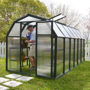 Gran oferta, invernadero pequeño, cubierta <span class=keywords><strong>de</strong></span> policarbonato <span class=keywords><strong>de</strong></span> 10mm, marco <span class=keywords><strong>de</strong></span> aluminio, cobertizo <span class=keywords><strong>de</strong></span> jardín, otros invernaderos en el jardín - Product Image 4