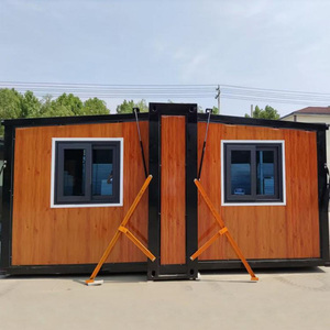 Maisons en conteneur portable extensible préfabriquées Villa pliante à double aile de 3 pièces de 40 pieds et 20 pieds Tailles <span class=keywords><strong>Bureau</strong></span> de construction en acier 5 - Product Image 6