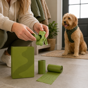 Bolsas para excremento de perro de marca privada, extra gruesas, a prueba de fugas, para paseos diarios y viajes, con empaque personalizado. - Product Image 6