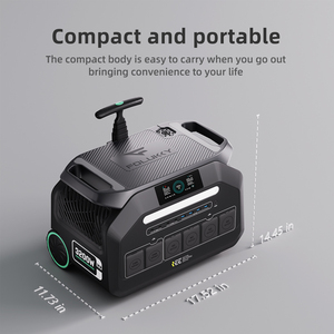Off-grid Solar System Home Backup Emergency Power 2048wh 3200 watt MPPT solar generator <b>portable</b> mobile power station - Product Image 6