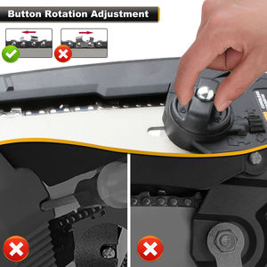 20V Draadloze <span class=keywords><strong>Mini</strong></span>-Kettingzaag Elektrische Borstelloze Diy Kettingzaag Met Lithiumbatterij Lokaal Eu-Magazijn - Product Image 5