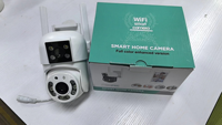 Caméra de sécurité extérieure sans fil PIX-LINK nouvelle génération à double objectif 720P, caméra IP CCTV intérieure, vision nocturne, audio bidirectionnel, caméra WiFi 2.4G