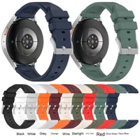 Untuk Huawei Submariner Garmin untuk Samsung kompatibel 20mm/22mm Flat Quick Release gesper baja gelang jam tangan silikon