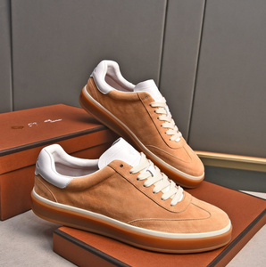 Chaussures plates décontractées d'été pour hommes en gros – Qualité supérieure, cuir véritable, faites à la main, luxe, mode polyvalente, couleurs classiques assorties - Product Image 6