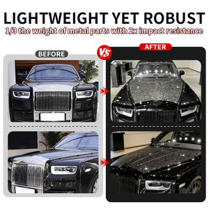 Capó de Motor de Fibra de Carbono Seca Estilo MSY Modificado para Rolls Royce Phantom de Octava Generación, Piezas de Automóvil - Product Image 2