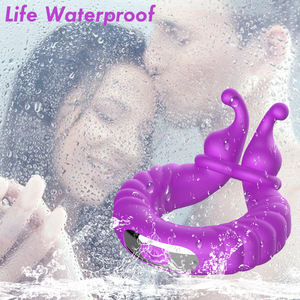 <span class=keywords><strong>Anello</strong></span> <span class=keywords><strong>Vibrante</strong></span> per Pene a Forma di Lumaca con 10 Vibrazioni, Stimolatore del Punto G, Giocattolo Sessuale per <span class=keywords><strong>Uomo</strong></span> - Product Image 3