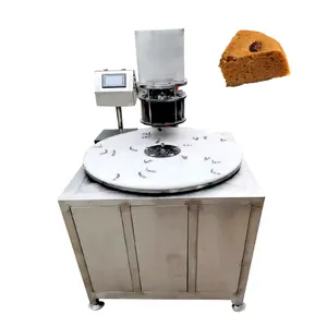 Automatic food round square rectangle triangle cake cutting machine