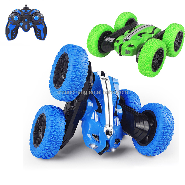 High Speed 2.4G Rechargeable Double-Sided Remote Control Vehicle Rc Stunt Car Toys