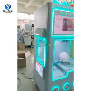 Macchina per zucchero filato automatico macchina per zucchero filo zucchero macchina per la consegna automatica di cotone <span class=keywords><strong>Robot</strong></span> con accettazione della fattura giochi a gettoni - Product Image 2