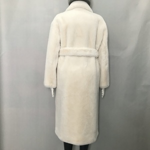 Abrigo de Mujer Personalizado, Nuevo Estilo Casual, con Cinturón de Imitación de Piel, Accesorios de Moda, Abrigo Retro de Manga Larga con Bolsillos, Elegante - Product Image 2