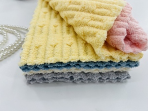 Serviettes de toilette en bambou et velours corail pour cuisine et salle de bain, vente en gros, bonne qualité, personnalisation de la taille et de la couleur - Product Image 4