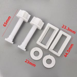 Tornillos Universales para Asiento de Inodoro, Material PP, Kit Completo de Fijación con Pernos a Presión, Accesorios para Tapa de Inodoro Doméstico - Product Image 3