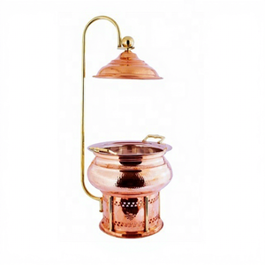 ถาดอุ่นอาหารทองแดงแบบมีฝาปิดสำหรับจัดเลี้ยงบุฟเฟ่ต์ บ้าน โรงแรม ตกแต่งงานจัดเลี้ยง โครงสร้างมืออาชีพ ถาดเสิร์ฟบุฟเฟ่ต์ - Product Image 1